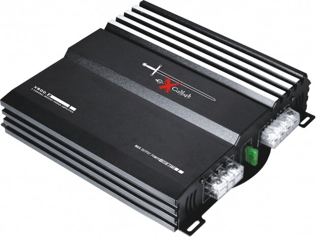 versterker tweekanaals X500.2 1000W zwart