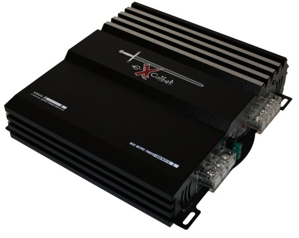 versterker tweekanaals X500.2 1000W zwart