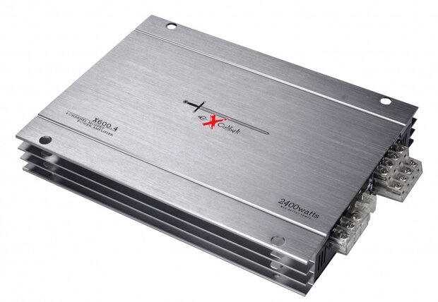 versterker vierkanaals X600.4 2400W zilver