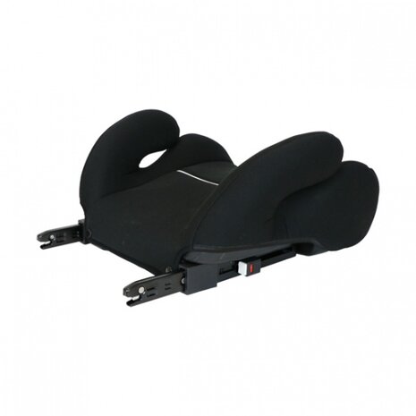 zitverhoger groep 3 Isofix zwart met witte bies