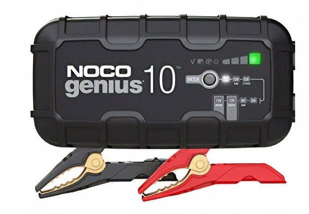 acculader G10EU (6/12V / 10A) zwart