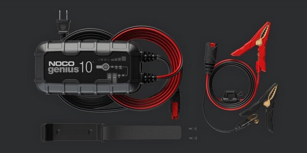 acculader G10EU (6/12V / 10A) zwart