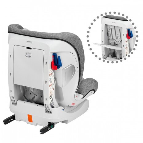 autostoeltje Isofix Spot groep 0+ - 3 grijs