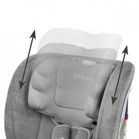 autostoeltje Isofix Spot groep 0+ - 3 grijs