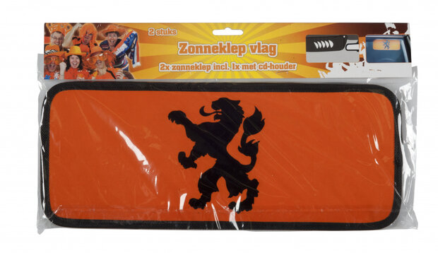 zonneklepvlag Nederland oranje