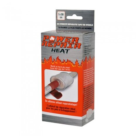 uitlaatreparatietape Heat 200 x 5 cm rood