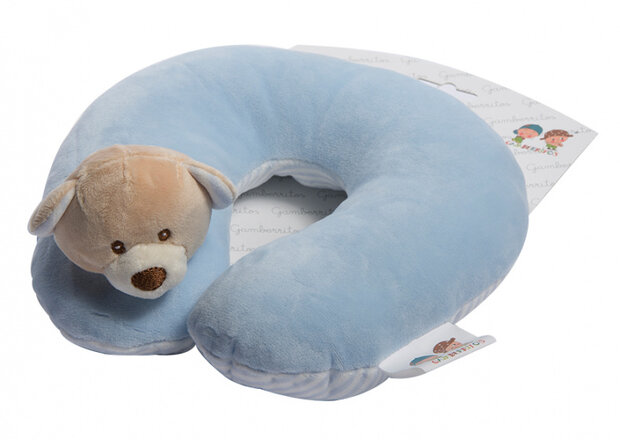 nek kussen kinderen one size blauw hond
