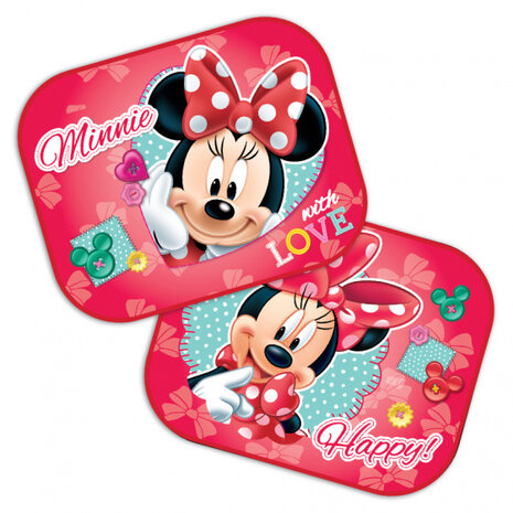 zonneschermen Minnie Mouse 44 x 35 cm 2 stuks roze