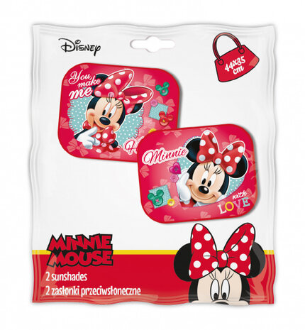 zonneschermen Minnie Mouse 44 x 35 cm 2 stuks roze