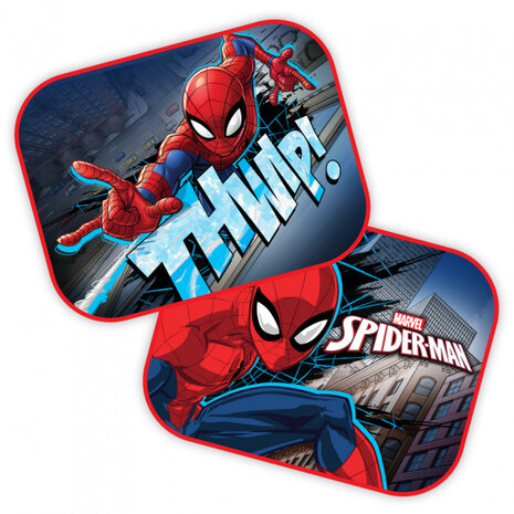 zonneschermen Spider-Man 44 x 35 cm 2 stuks