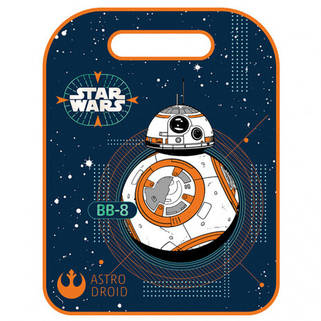 stoelbeschermer Star Wars BB8 57 x 45 cm blauw/oranje