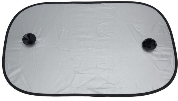 auto zonneschermen zilver afm. 67 x 43 cm