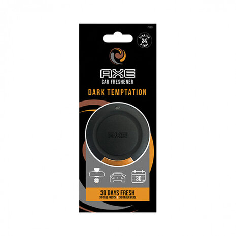 geurhanger 6 cm Dark Temptation zwart/oranje