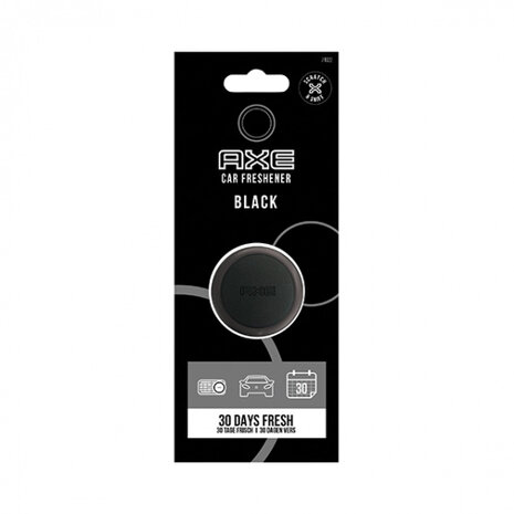luchtverfrisser Mini Vent 3 cm Black zwart