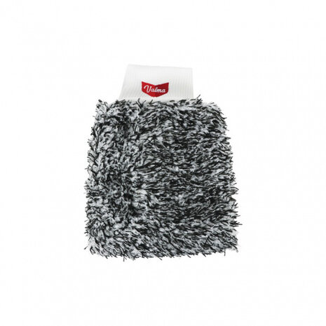 washandschoen V006 microfiber 28 cm zwart/wit