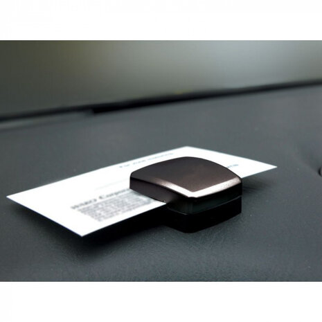 zelfklevende tickethouder 3,5 x 4,2 cm zwart