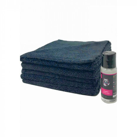 microvezeldoek premium 40 x 40 cm zwart
