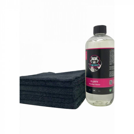 microvezeldoek premium 40 x 40 cm zwart