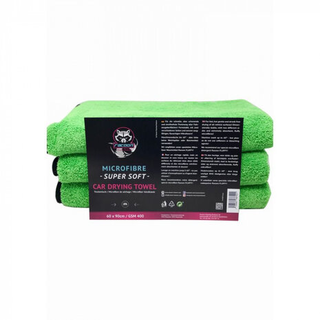 microvezeldoek Super Soft 60 x 90 cm groen