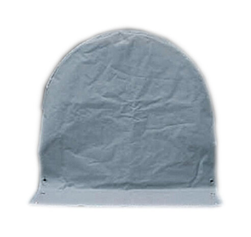 wielhoes 15/16 inch polyester zilvergrijs 1 stuk