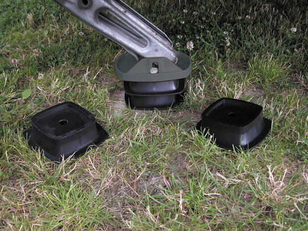 verhogers Jumbo Feet 49,5 cm donkergrijs 4 stuks