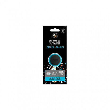 luchtverfrisser Mini Vent Leather + Cookies 3 cm zwart