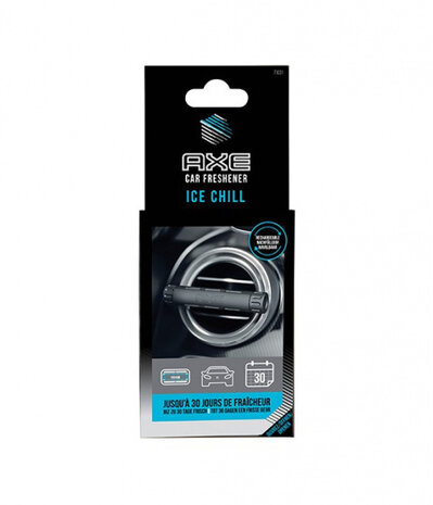 luchtverfrisser Ice Chill aluminium zwart/zilver 3-delig