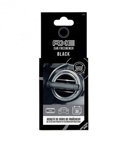 luchtverfrisser Black aluminium zwart/zilver 3-delig