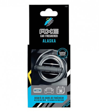 luchtverfrisser Alaska aluminium zwart/zilver 3-delig