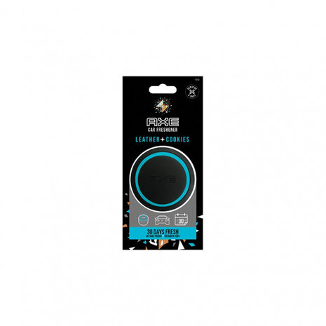 luchtverfrisser Gel Can Leather + Cookies zwart/blauw
