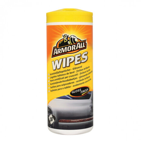 dashboard doekjes glanzend 22,3 cm wit 30 stuks