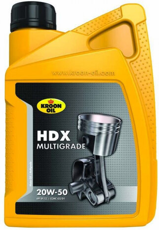 motorolie HDX Multigrade 20W-50 1 liter