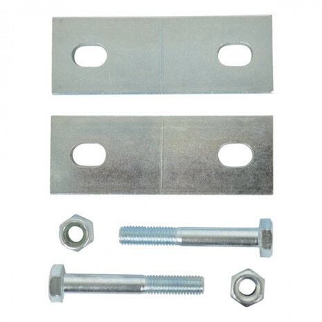 adaptor kogelhals 19 x 12 cm staal zilver