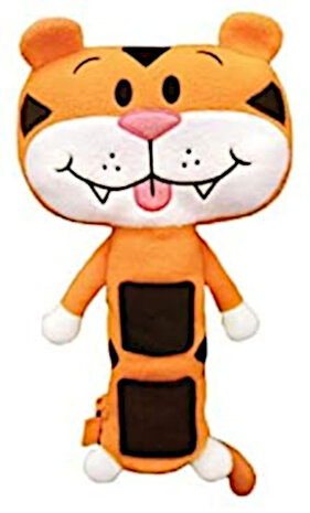 gordelhoes Tijger junior 34 cm polyester oranje/zwart