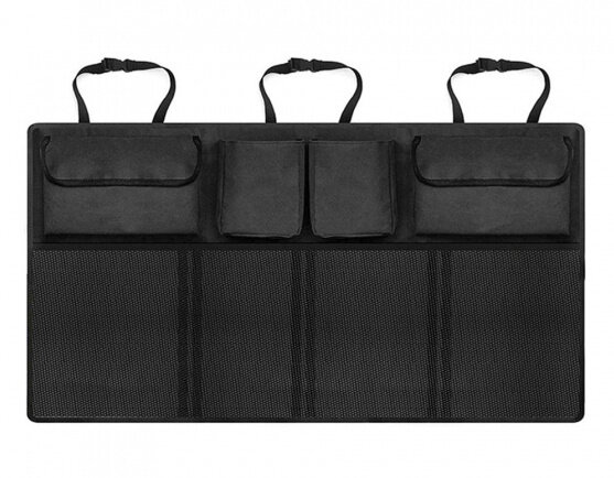 organiser autostoel dubbel 90 x 34 cm zwart