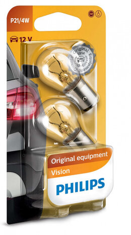 signaallampen P21/4W Premium 12V rood 2 stuks