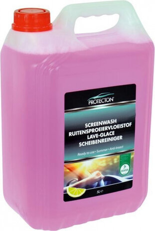 ruitenvloeistof citroen roze 5 liter
