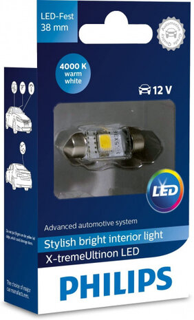 binnenverlichting X-tremeUltinon led 12V 38 mm wit