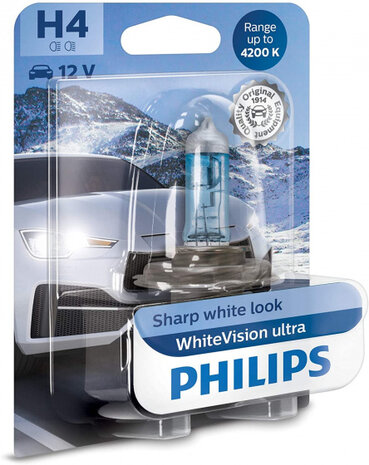 autolamp H4 WhiteVision 12V/60W wit