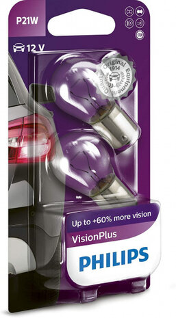 binnenverlichting P21W VisionPlus wit 2 stuks