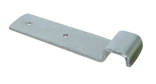 opschroefhaak 14,3 cm staal zilver