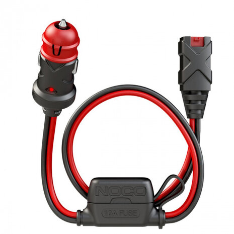 acculader X-Connect GC003 12V 60 cm rood/zwart