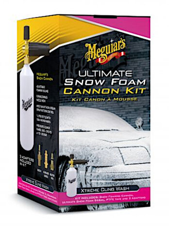 schoonmaakset Ultimate Snow Foam Cannon Kit 7-delig