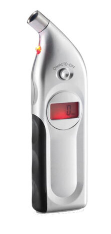 bandenspanningsmeter 13,8 cm ABS zilver