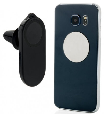 autotelefoonhouder 8,4 cm ABS zwart