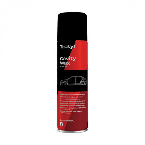 autowax Tectyl Cavity Amber 500ml zwart/rood