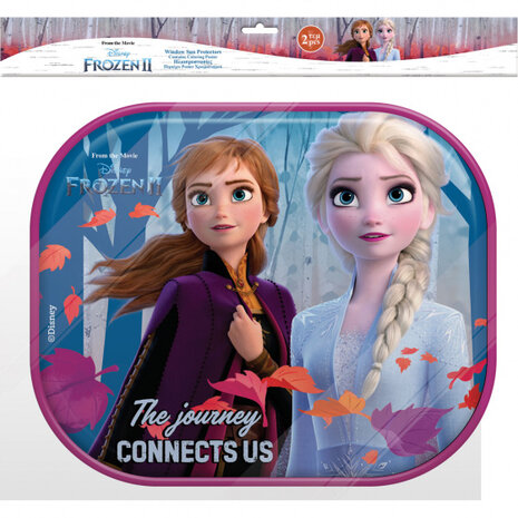 zonneschermen Frozen meisjes 44 cm mesh 2 stuks