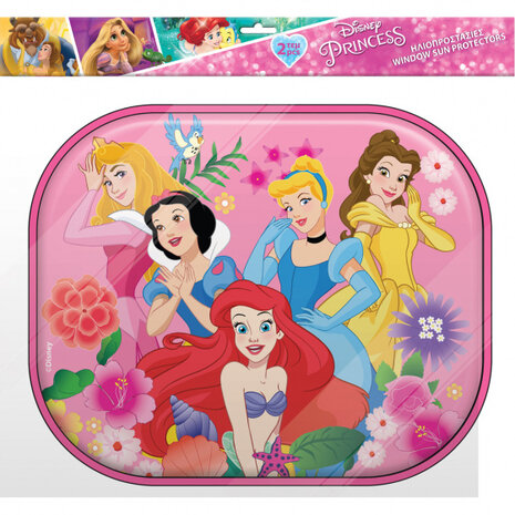 zonneschermen Prinsessen meisjes 44 cm mesh 2 stuks