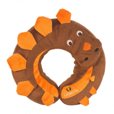 nekkussen dinosaurus kinderen 22 cm fleece bruin