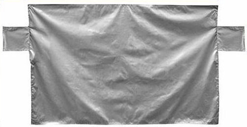 anti-ijsdeken 100 x 158 cm polyester grijs 4 stuks